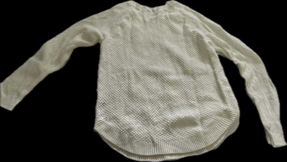 Suéter para mujer SO Perfect Pullover - blanco marfil - talla XL Foto 4 de 4