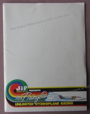 1988 Mr Pringle s Hydroplane U-8 Jif Peanut Butter Media Guide Kit Scott Pierce