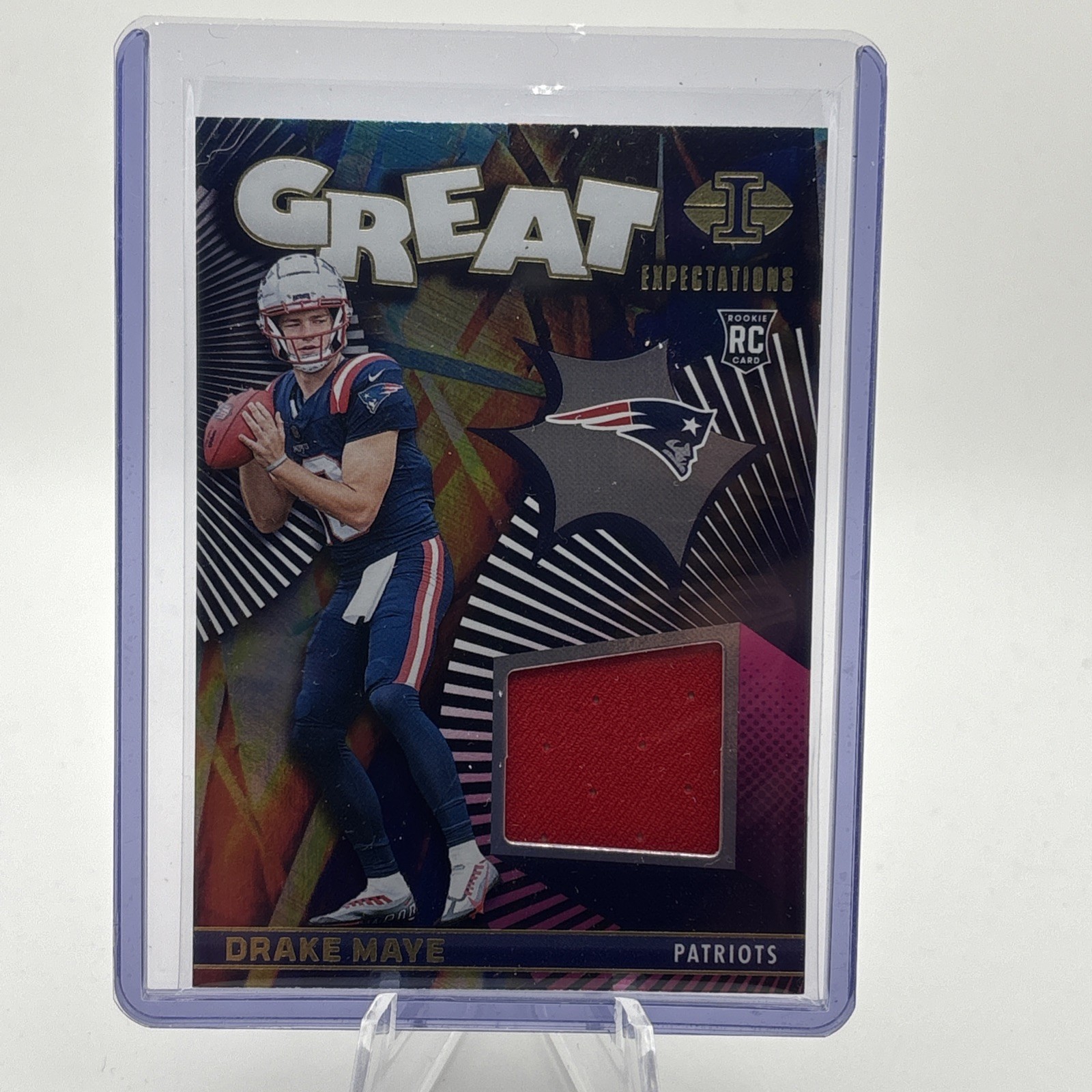 2024 Panini Illusions - Great Expectations Drake Maye #GE-DME (MEM, RC)