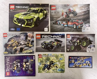 LEGO TECHNIC Instruction Manuals: Lot of 8 Booklets (See Details)