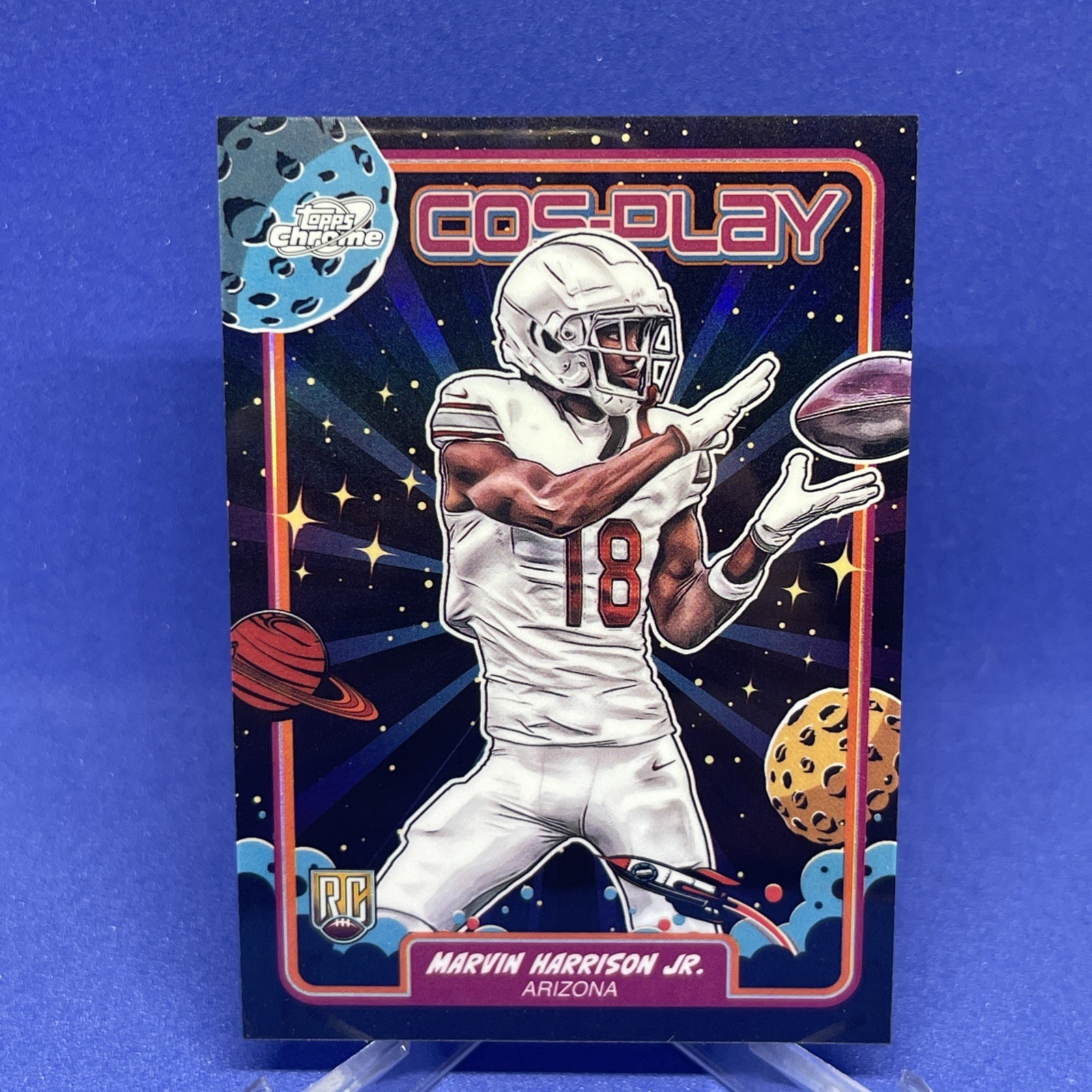 Marvin Harrison Jr. Topps Cosmic Chrome Cos-Play #CP6 Base