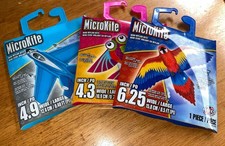 Lot Of 3 - X KITES MicroKite  Fighter Jet  ,  Tropical Fish  ,    Mcaw  