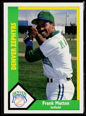 1990 CMC Denver Zephyrs #14 Frank Mattox