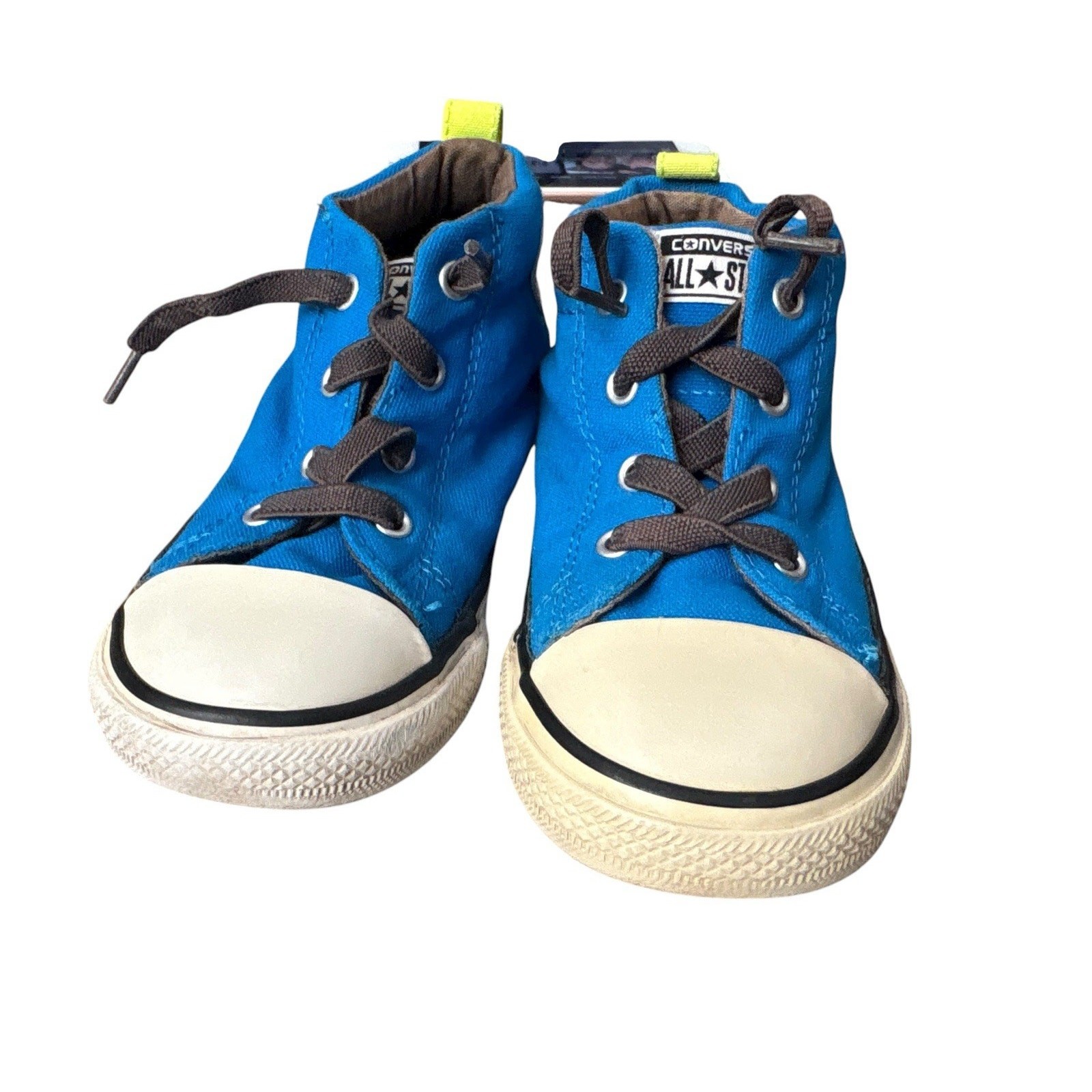 Converse Chuck Taylor Toddler Size 10 Blue High Top Sneakers Canvas Kids Shoes thumbnail 2