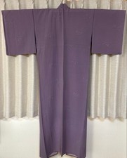 Kimono Pure silk Single robe Unused