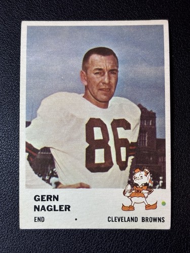 Gern Nagler #14 1961 Fleer card