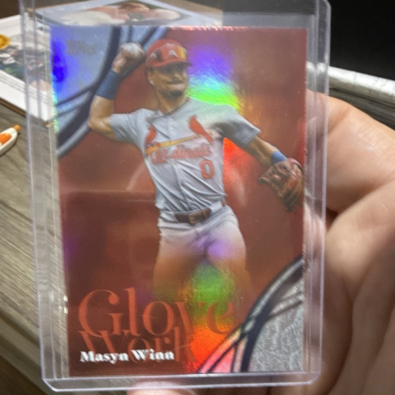 2026 Topps series 2 Insert glove work Masyn Winn St. Louis Cardinals 