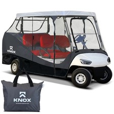 KNOX 4 Passenger Golf Cart Enclosure 80", 600D EZ GO, Yamaha, Club Car Cover