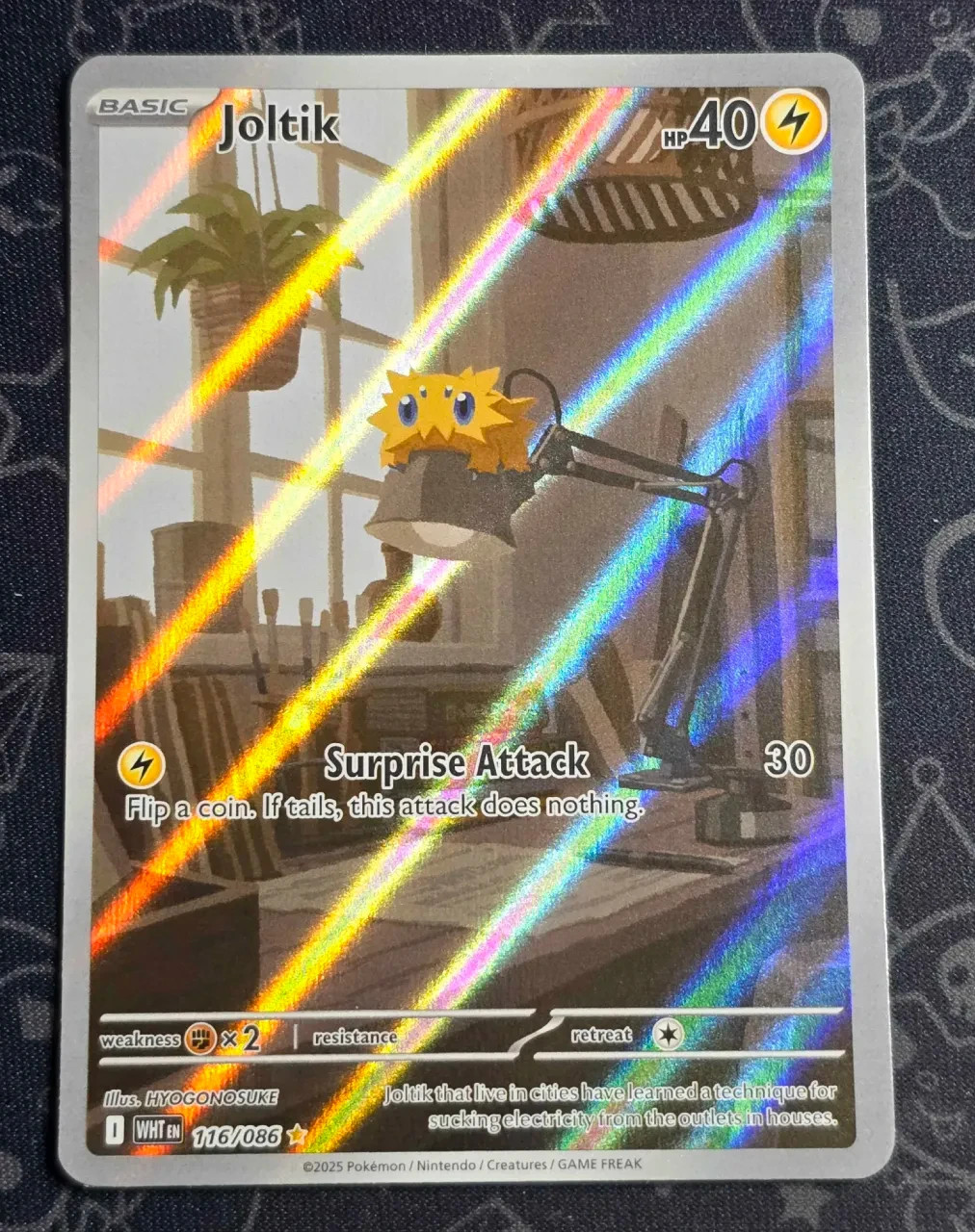 Pokemon Joltik 116/086 Sv: White Flare Illustration Rare