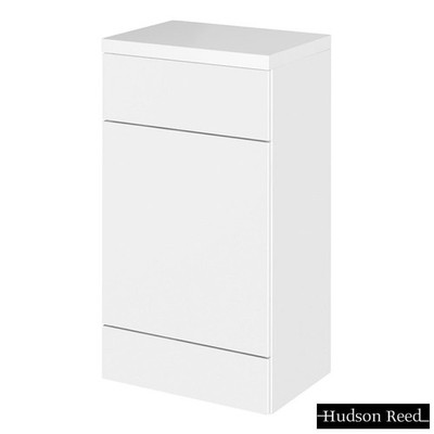 Hudson Reed Fusion Hochglanz weiß 500 mm Wand WC Toilettenschrank & Top CBI105