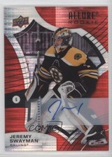 2021-22 Upper Deck Allure Rookies Red Rainbow Auto Jeremy Swayman #146 Auto 2qj