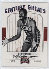 2012-13 Panini Threads Century Greats Bill Russell #6 HOF 8f4