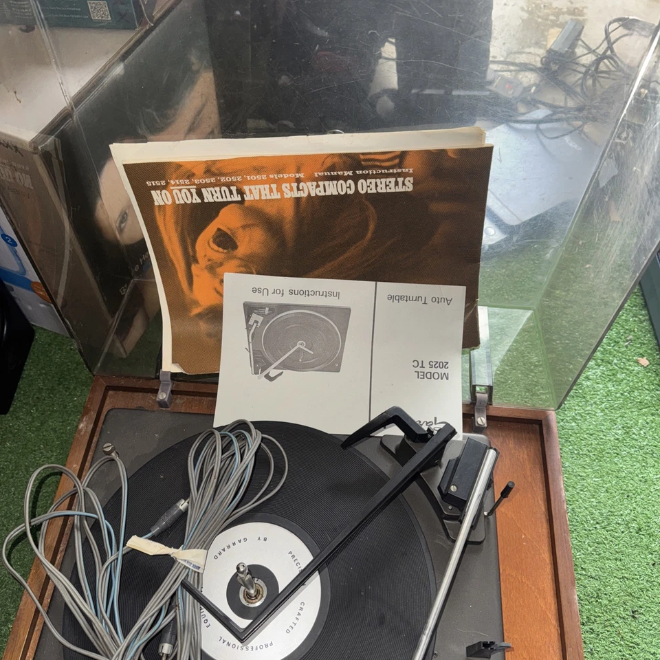 RARO HH Scott Tipo 715 Combo Reproductor de Discos Receptor Radio Acabado Madera Leer Foto 3 de 4