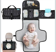 Kopi Baby Portable Diaper Changing Pad Station Travel Car Wipe Holder Waterproof