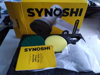 Synoshi Power Spin Scrubber, unbenutzt, mit Zubehör, USB-aufladbar