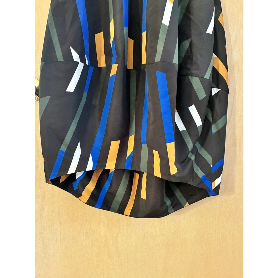 COS Smooth Printed Convex Striped Midi Skirt - EU 24/US 2 - Image 4 of 4