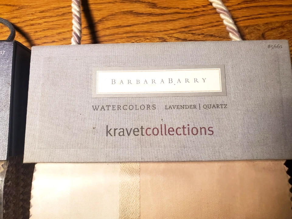 LOT of 3 Kravet Collection Fabric Samples Books Upholstery BARBARA BARRY See Pic - Image 4 of 4