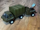 1978 Canada Mini Tonka Military / Army Truck & Radar Trailer #1948 Super Thrust