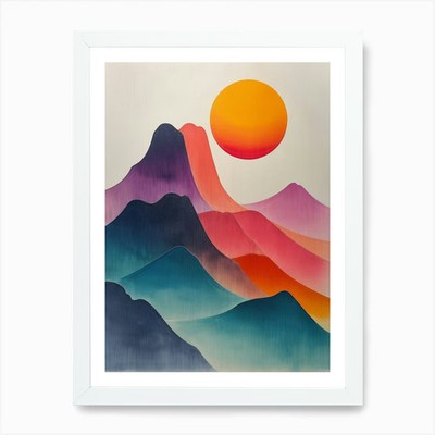 Sunrise' 40 Art Print Framed Wall Art Poster Canvas Print Picture