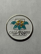 Callawassie Island Golf 1" Coin Style Golf Marker - Okatie, SC - A Beauty 