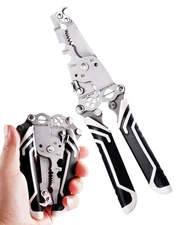 18 In 1 Foldable Wire Stripper Crimper Multifunctional Folding Wire Stripping T