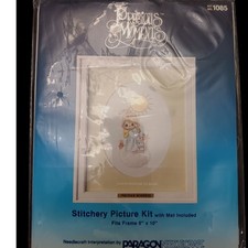 Vintage 1984 Precious Moments Stitchery Kit 1085 Your Day To Shine Paragon 8x10