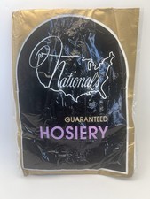 Vtg Nationals Hosiery Pantyhose FLAT TUMMY NAVY SIZE D 82 NYLON 18 SPANDEX NOS