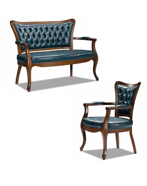 Sofagarnitur 2+1 Sitzer Set Design Sofa Polster Wohnzimmer Modern Luxus 2Tlg-image