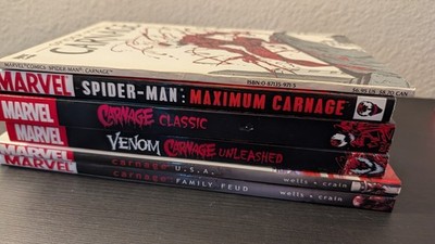 CARNAGE Graphic Novel [Lot Of 9] | Maximum Carnage | Clayton Crain & More