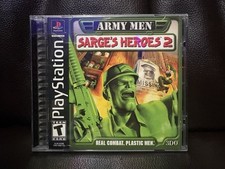 Army Men: Sarge's Heroes 2 PS1 PlayStation 1 - CIB + Registration Card