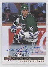 2020 Upper Deck SP Signature Edition Legends UD Canvas Murray Craven Auto 1os2