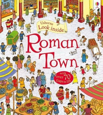 Look Inside Roman Town (Look Inside Board Books) Buch Usborne Publishing Ltd