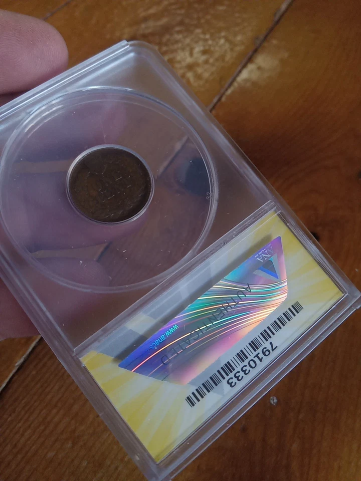 1904 indian head cent Anacs AU 50 - Image 4 of 4