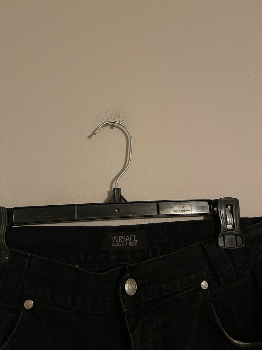 Versace Classic V2 Made in Italy Vintage Y2K Black Denim Jeans