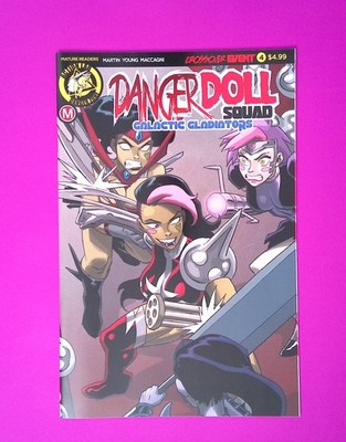 Danger Doll Squad Galactic Gladiators #4b Danger Zone Variant 9.0+ SD35-100