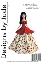 Memories Doll Clothes Sewing Pattern for 15.75" City Girl Dolls Tonner