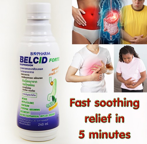 BELCID Forte Relieve Heartburn Indigestion Gastric Reflux Fast Soothing Relief