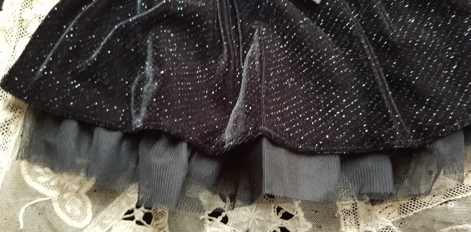 jolie jupe tulle et paillettes bébé ou bébé reborn - Immagine 3 di 4