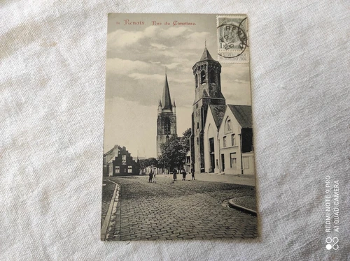 Postcard postcard Belgium RENAIX rue du Cimetière