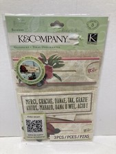 K Company Beyond Postmarks SLIDERS Pull to Reveal 3 Pieces 2012