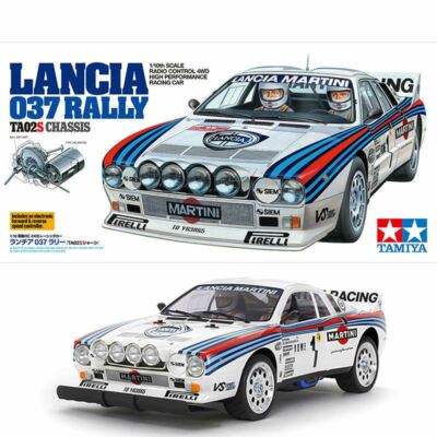 Tamiya 58654 Lancia 037 Rally TA-02S Radio Control Kit 1/10 Tamiya 58654 Lancia 037 Rally TA-02S Radio Control Kit 1/10