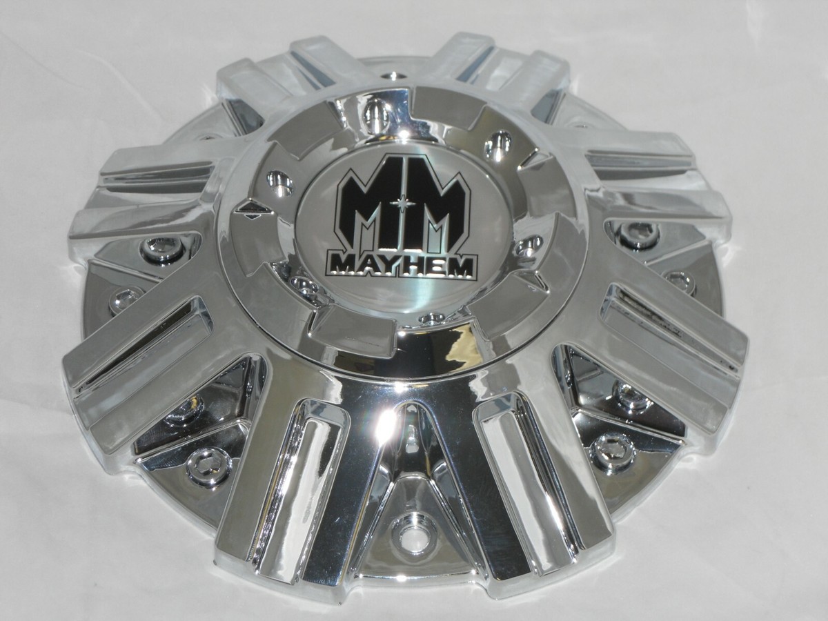 MAYHEM 8102 BEAST CHROME C108102C-RR C8190B02CAP WHEEL RIM CENTER