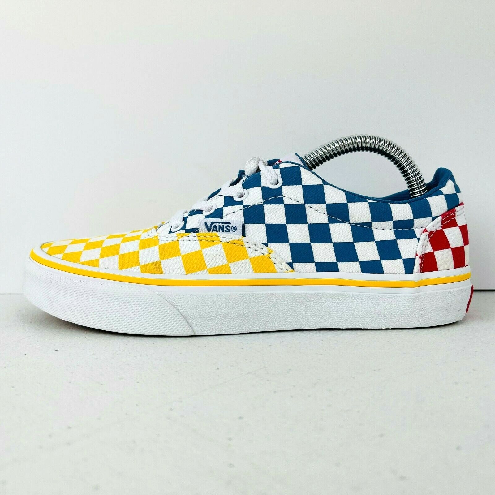 VANS Authentic Checkerboard Classic Sneakers Youth Size 3 Blue Red Yellow Shoes | eBay VANS Authentic Checkerboard Classic Sneakers Youth Size 3 Blue Red Yellow Shoes | eBay