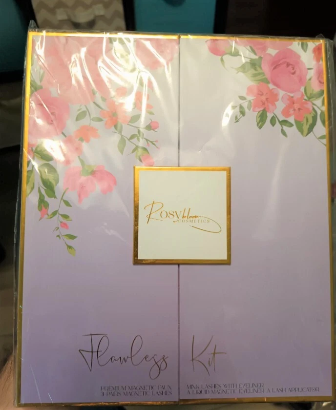 Kit de pestañas magnéticas Rosy Bloom con delineador de ojos - Kit impecable Foto 3 de 4