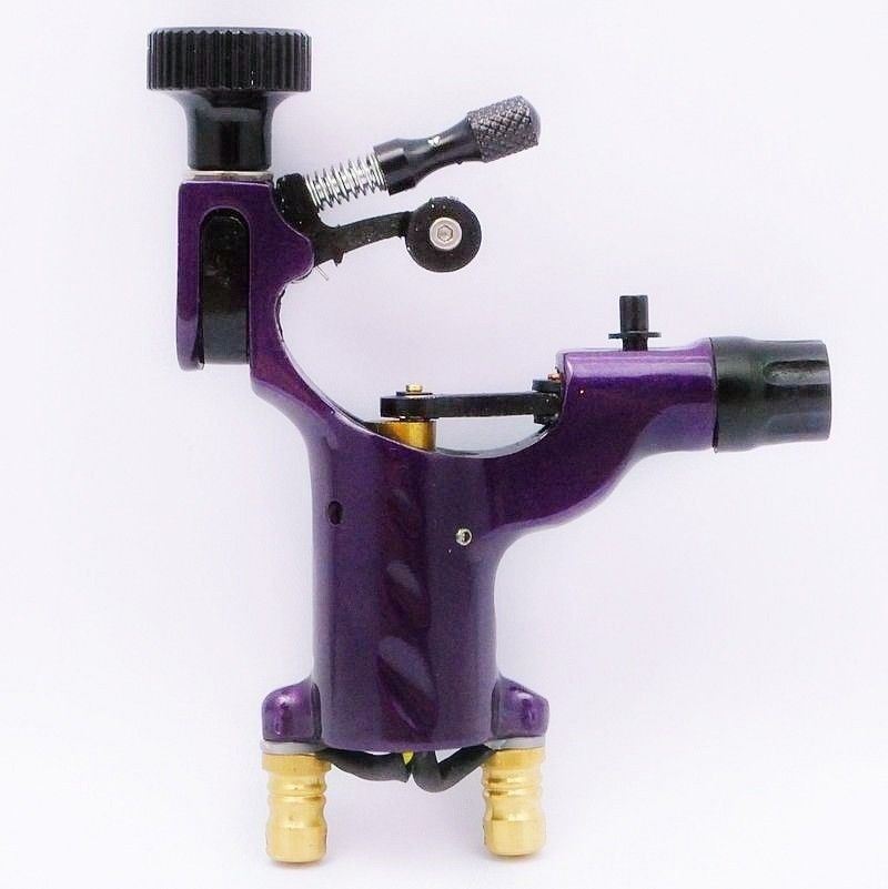 US Stock 2 pcs Mixed Green Purple Dragonfly Rotary Tattoo Machine