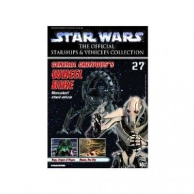 STAR WARS FIGURINE MAGAZINE #27 GENERAL GRIEVOUS WHEEL BIKE DE