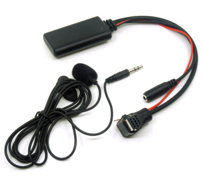 Bluetooth Microphone Audio Adapter Aux MIC Cable Input For Pioneer IP-Bus Radio