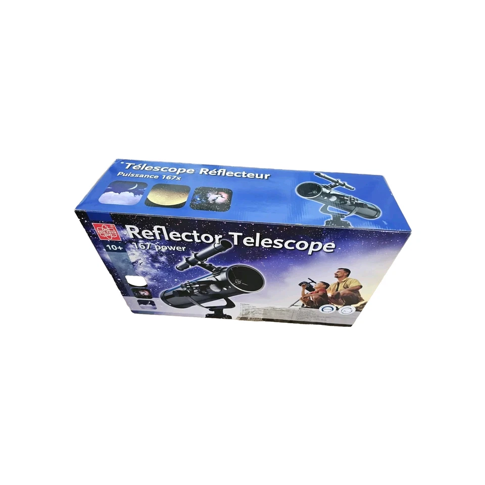 EDU-TOYS REFLECTOR TELESCOPE 167X MAGNIFICATION FOCAL LENGTH 500MM - Image 4 of 4