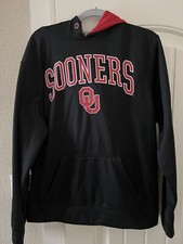 Top Of The World Oklahoma Sooners OU Dri Fit Hoodie Black SizeMedium