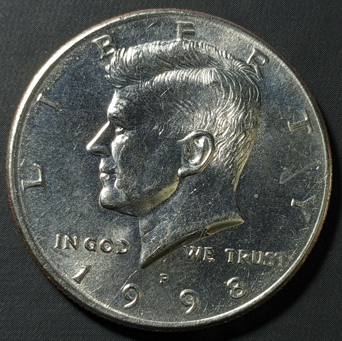 1998-P Interior Die Break US Mint Error Kennedy Half Dollar | eBay